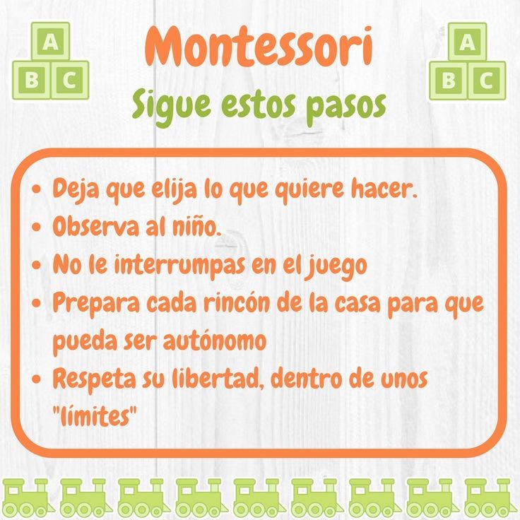 Consejos Montessori.