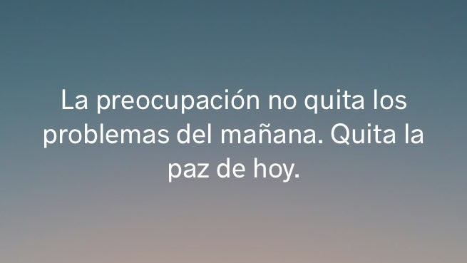 Consejos para dejar de preocuparte por el&nbsp;futuro.