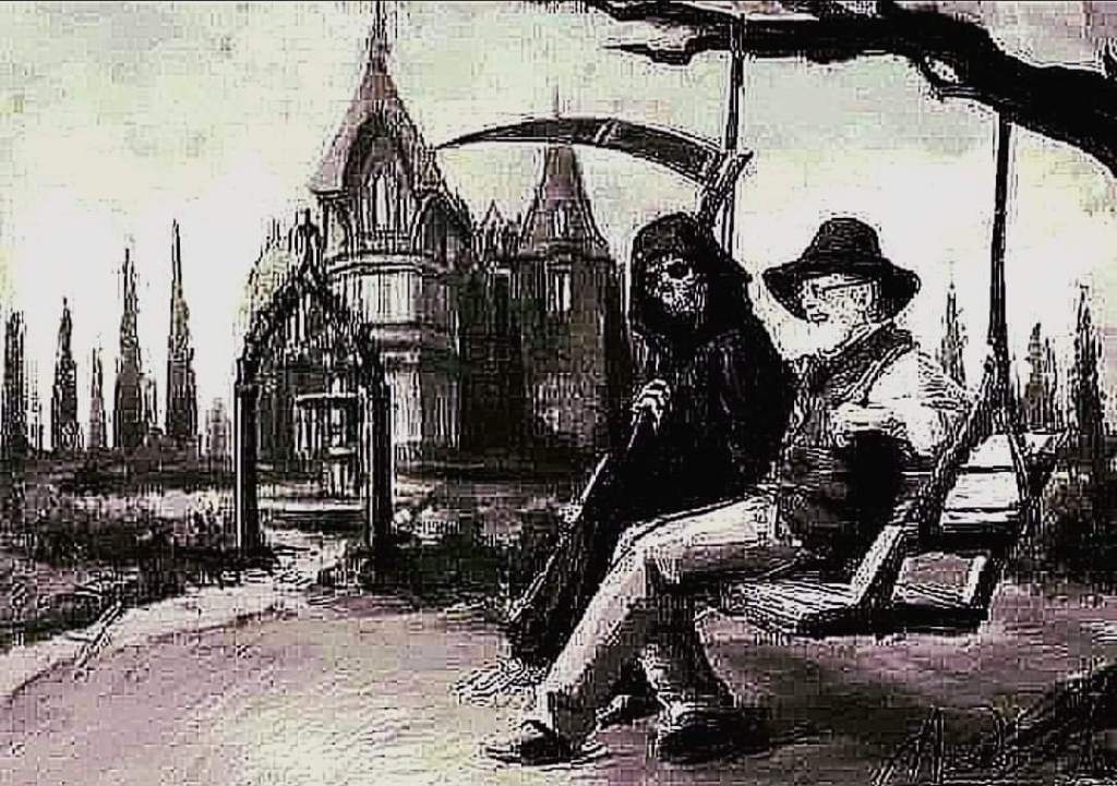 » Me senté en una banca mientras fumaba un cigarrillo…»