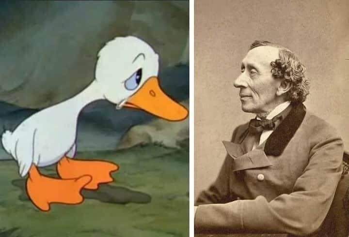 Andersen y El Patito&nbsp;Feo.