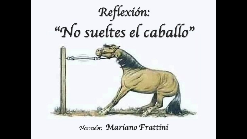 No sueltas al&nbsp;caballo.