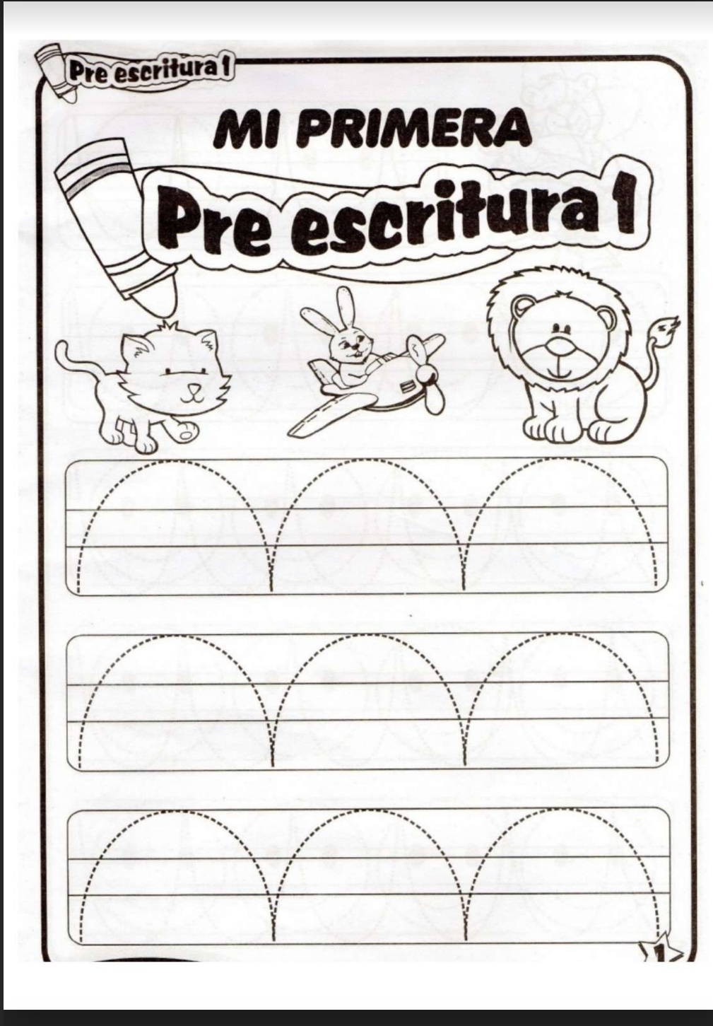 Cuadernillo Pre Escritura.