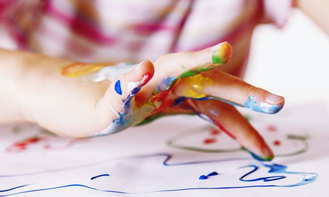 Fichas para trabajar pintura&nbsp;dactilar.