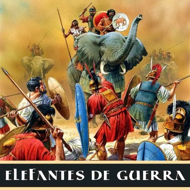 Elefantes de guerra.