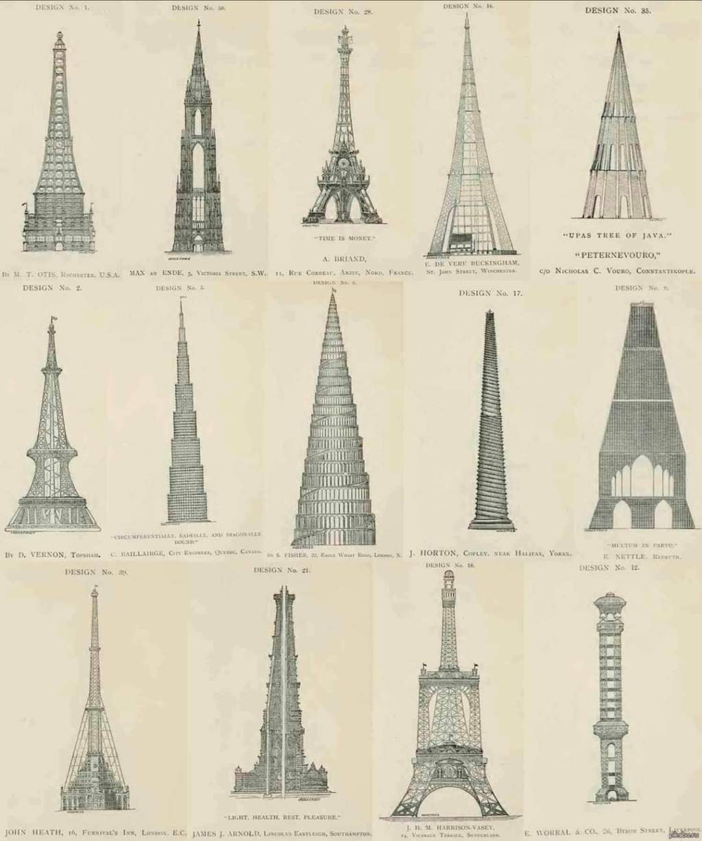 «14 diseños rechazados de la Torre Eiffel» 🗼