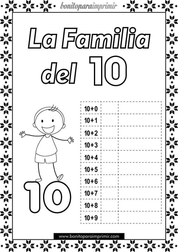 Actividades para trabajar la familia de los&nbsp;números.