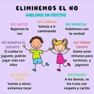 ¿Por qué tengo que hablar en positivo a mí hijo o&nbsp;hija?