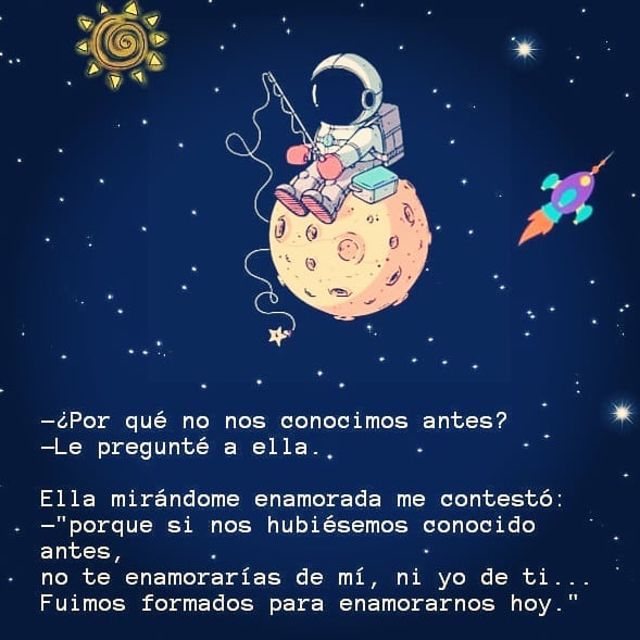 Escritos extraídos de la red. «¿Por qué no nos conocimos&nbsp;antes?»