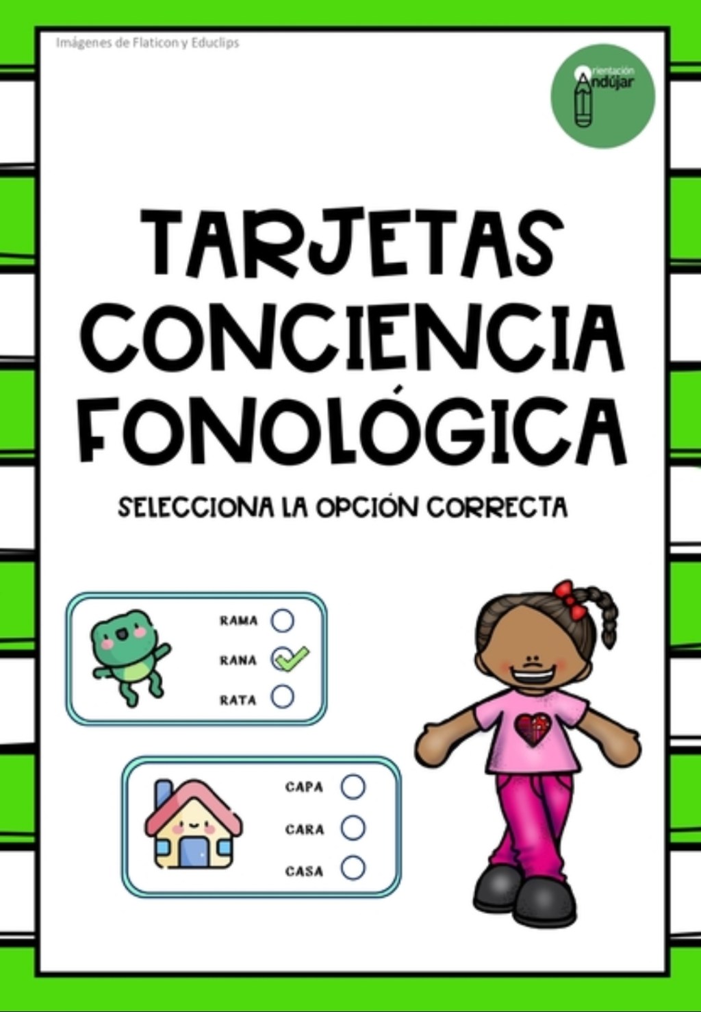 Molonas tarjetas de conciencia&nbsp;fonológica.