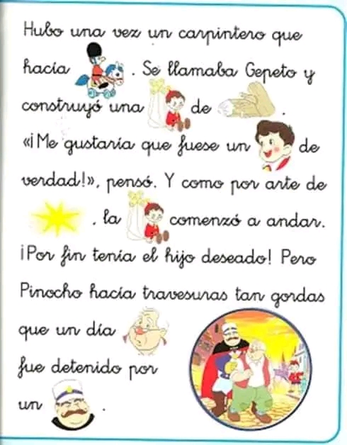 ✨ PINOCHO CON&nbsp;PICTOGRAMAS.