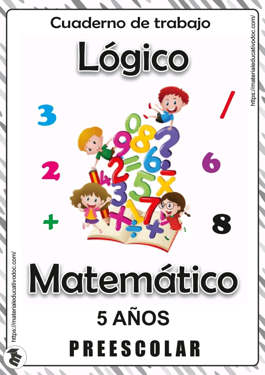 Ejercicios de Lógico – Matemático, cuaderno de actividades para 5&nbsp;años.