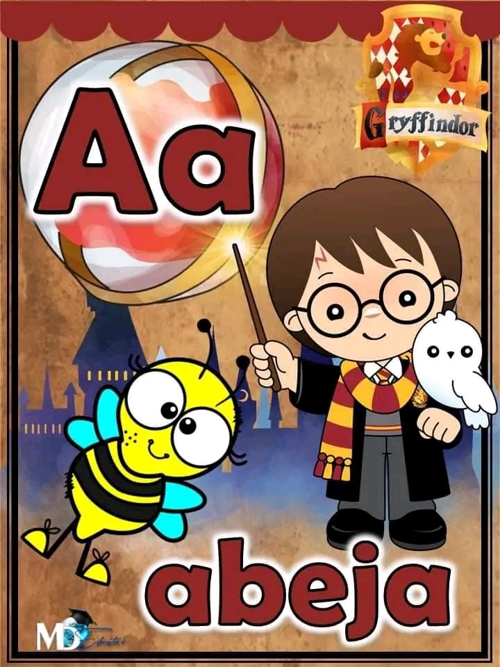 Abecedario temática Harry Potter.Créditos en las&nbsp;imágenes