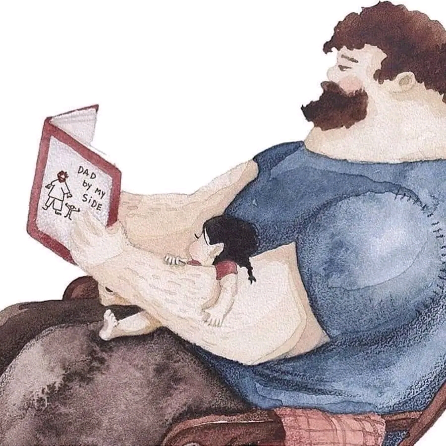 «Lectura de regazo».