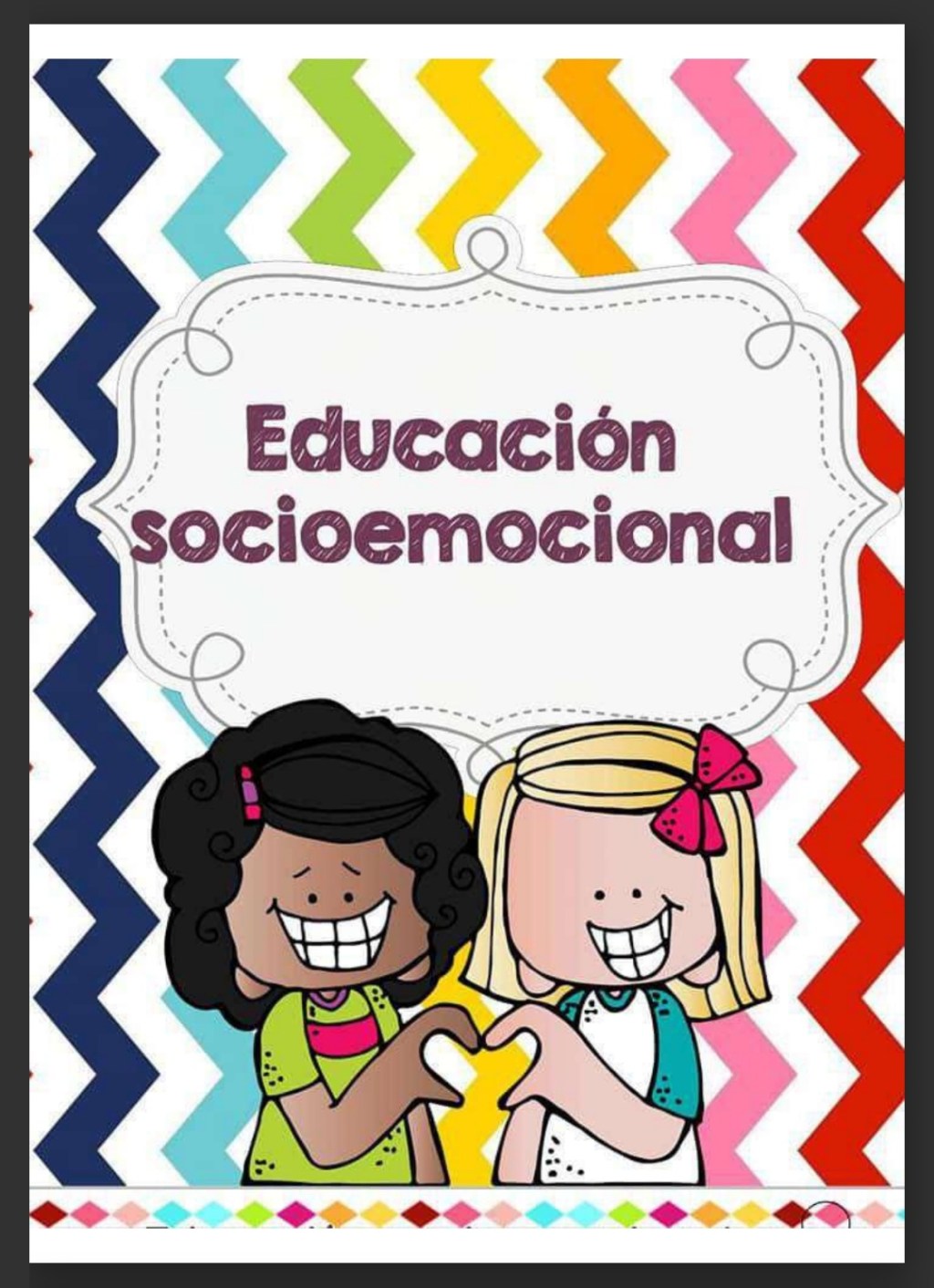 Cuadernillo de educación socioemocional para Educación&nbsp;Infantil.