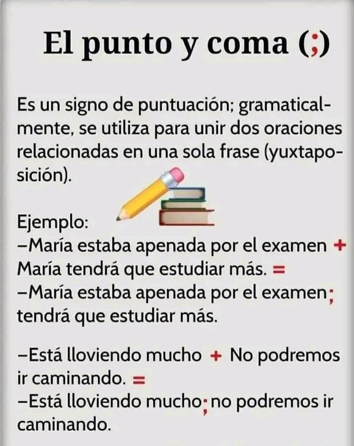 🤓 El punto y&nbsp;coma💥