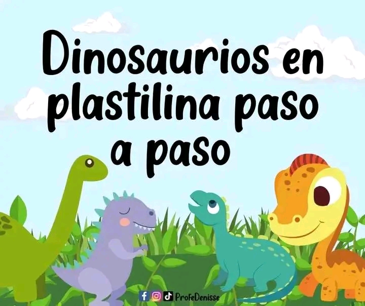 Actividades para niños(as) con plastilina –&nbsp;Dinosaurios.