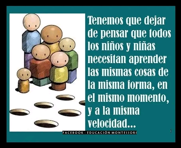 Reflexiones. María Montessori.