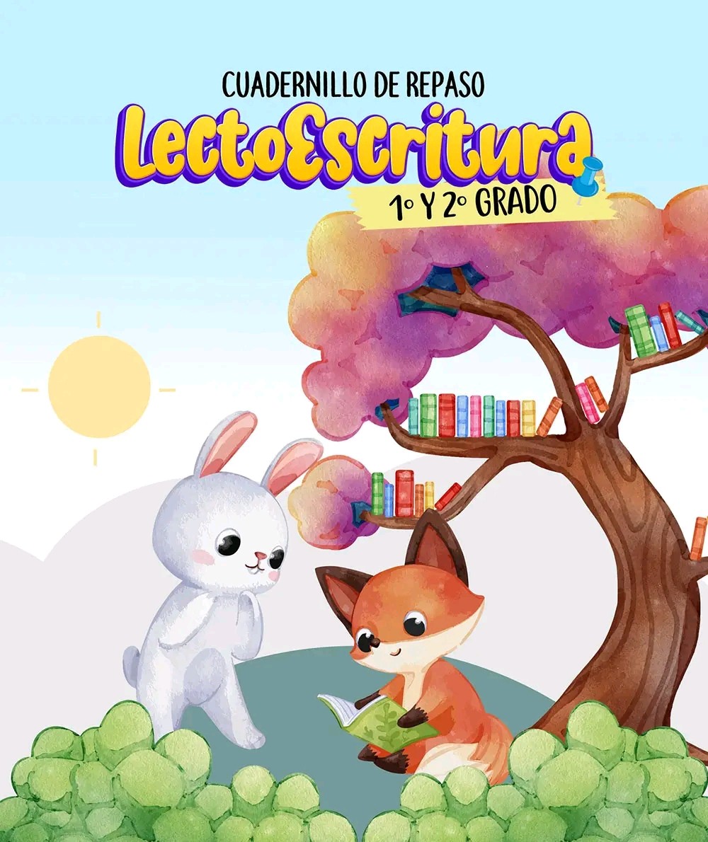 Cuadernillo con actividades para hacer repaso del proceso de lecto-escritura, con ejercicios de diferente complejidad para los alumnos de 1er y 2do&nbsp;grado.