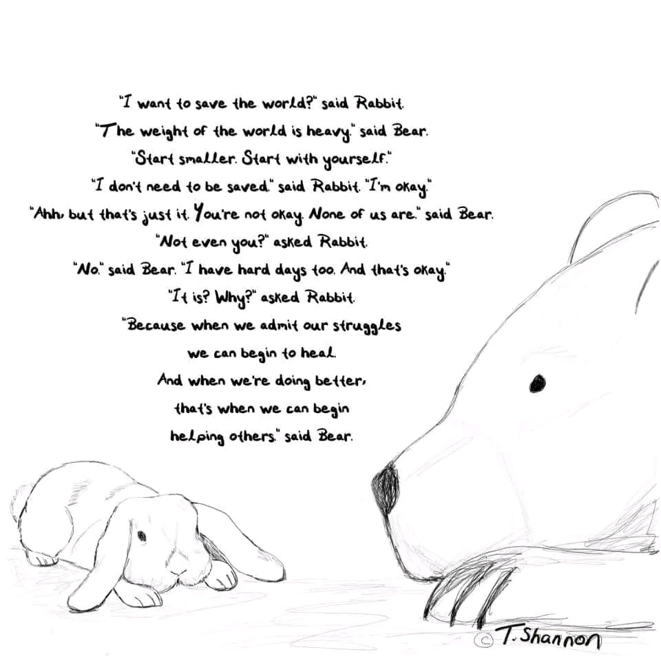 «I want to save the world?»&nbsp;🐰🐇