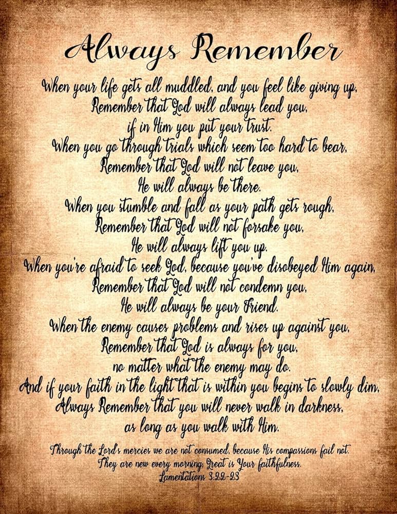 6 Things You Should Always Remember in Your Life.